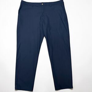 Lululemon ABC Classic-Fit Pant Mens Size 40 Blue Stretch Performance Casual